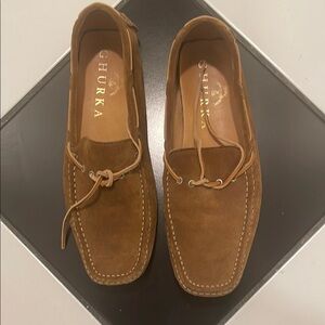 Ghurka Brown Suede Men's Loafers
